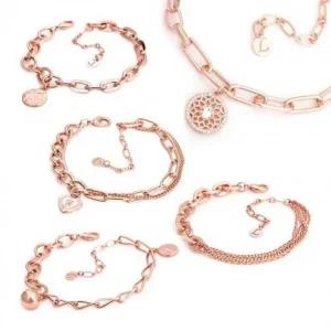 14K 볼드 체인 팔찌 로즈골드 여자 생일선물