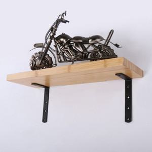 블랙 90 도 L자형 코너 브래킷, 나사 포함, 벽 선반, 두꺼운 냉간 압연 강철 분말 스프레이 가구 하드웨어