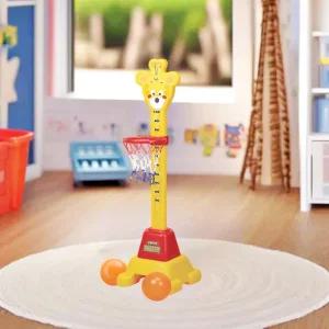 쿠쿠토이즈 기린농구대 어린이 농구 골대 키재기 높이조절 스포츠게임 신체놀이 바스켓볼 실내