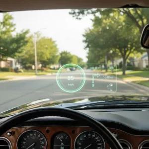 HUD 헤드업 디스플레이 반사필름 차량용 네비 미러링