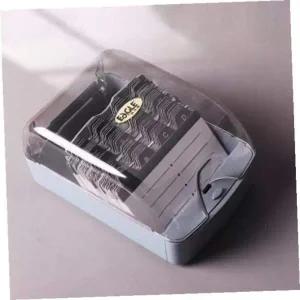 명함집 버튼형인덱스명함박스(350장)블루그린명함정리함