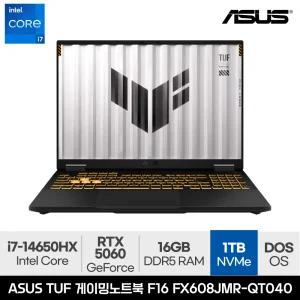 ASUS TUF F16 FX608JMR-QT040 게이밍노트북 i7 RTX5060 대학생 영상편집 [RAM 16GB/NVMe 1TB]