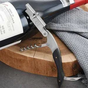 와인 오프너 소품 선물 흑단 재질 따개 멋진 액세서리