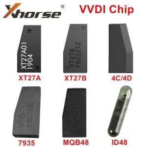 48 XT27B 자동차 X5 Xhoe 2/ 4D/4C 칩 트랜스 폰더 7935 VVDI 키 XT27A MQB 스마트 X7