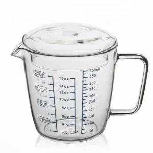 유리 계량컵 500ml 요리용 계량기 주방용품 측정컵