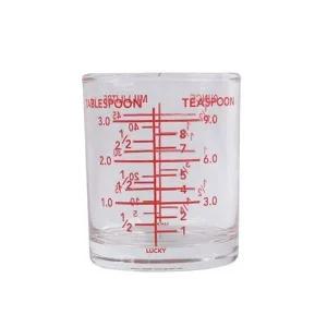무착색 유리 계량 샷잔 45ml 1p 미니 계량컵 계량잔