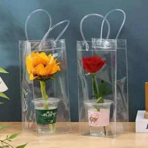 와인병 보냉백 쿨러 35cm 와인 포장 가방 쇼핑백 비닐