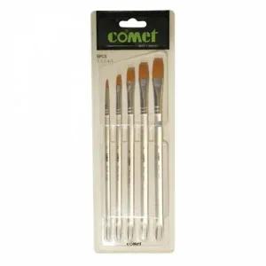 칠성당 코매트 투명구성붓 5본세트 미술용품 화홍982구성붓5