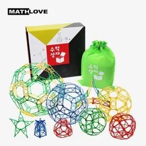 [수지원] 수학상자 펀칭폴리 기하놀이세트(학급용 수학교구) 학교 기관 단체 창의융합