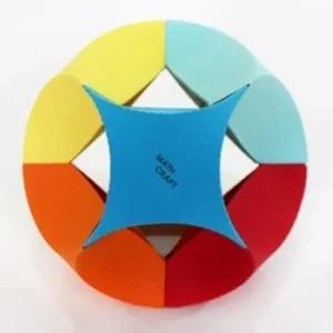 [수지원] 알록달록 연필꽂이 육팔면체의 변신(12인용) 학교 기관 단체 수학 교구 만들