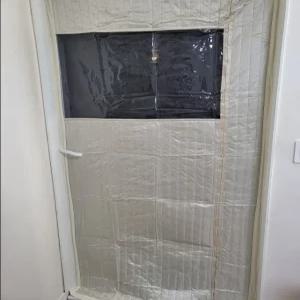 밀스턴 깔깔이방풍비닐 커튼 창문 현관바람막이 베란다 외풍차단 100x220 , 베이지(사이드)