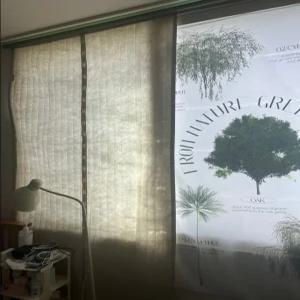 밀스턴 깔깔이방풍비닐 커튼 창문 현관바람막이 베란다 외풍차단 100x220 , 베이지