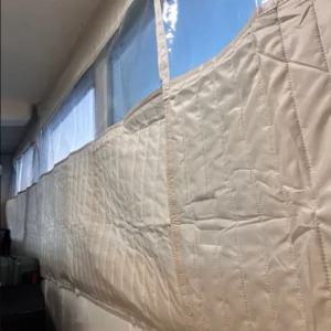 밀스턴 깔깔이방풍비닐 커튼 창문 현관바람막이 베란다 외풍차단 150x130 , 베이지