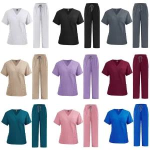 병원 간호사 유니폼 의상세트(상의 하의) 9종 교복