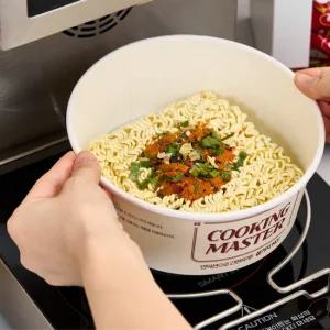 쿡초이스 라면조리기 종이용기 1박스 300개입  인덕션 열원 사용 타제품 호환가능