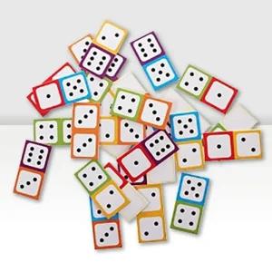 [수지원] 도미노 (10인용) 학교 기관 단체 수학 교구 수개념 익히기 덧셈 뺄셈 곱셈