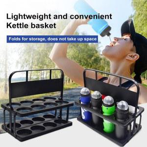 냉장고옆수납장 40 35cm 운동 선수를위한 접이식 물병 캐리어 야외 활동을위한 접이식 스포츠 바구니 홀더