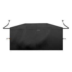 개인정보 보호 및 태양 보호를 위한 루노 칸막이 커튼 - 가족 여행, 캠핑 수면을 분리형 자동차 프라이버시 대부분의 소형 중형 차량에 적합 칸막이(블랙)