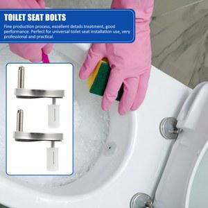 좌변기부속 Pcs 변기 경첩 플라스틱 내구성 범용 설치 깨진 오래된 신뢰할 수있는 견고한 장착 하드웨어