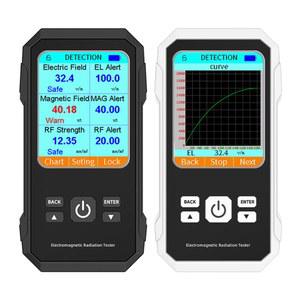 전자파측정기 VTER2 무선 주파수 감지기 EMF 미터 전기장 자기장 RF 방사선 테스터 가정 사무실 EMF 검사용
