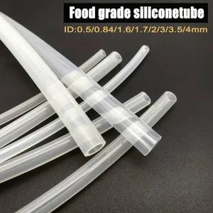 보일러호스 5M10M 투명 유연 실리콘 튜브 ID 05 1 15 2 25 3 35 4mm 파이프 내열성