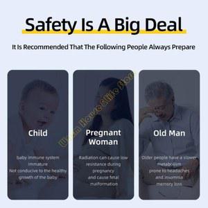 전자파측정기 폐수 보안에 대한 디지털 방사선 테스터 진동 경보 d7we