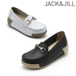 잭앤질 소가죽 골드체인 슬립온(JA3113)