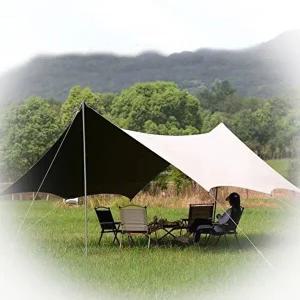 대형 헥사타프 캠핑 야외 그늘막 자외선차단 방수천막-WFHNR0K