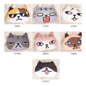 무릎담요 고양이 캐릭터 쿠션 학생쿠션