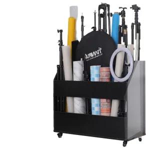 배경지 블라인드 수납 보관함 스튜디오 종이 블랙 사진 18칸 시트지