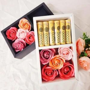 [LF121Q50_58]부모님 장미 부모님용돈 이벤트 비누플라워