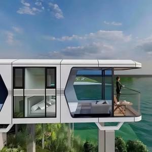 3베드룸 2개 욕실 1개 주방 애플 캐빈 조립식 모듈형 컨테이너 캡슐 하우스 이동식 보드