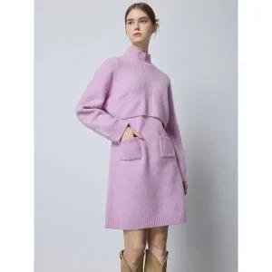 [CC콜렉트](대전신세계)씨씨콜렉트 니트 원피스& 탑 셋업 C244KSE031