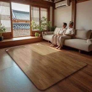 [일월] LX원단 더마루 골드에디션 전기 카페트매트 점보특대형 260x200cm 일월매트