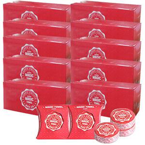 요술행주 핑크 100매/압축행주/주방용/식당용/세탁가능/판촉