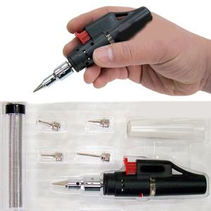 대만산 가스인두기 ES-610KB 무선 가스토치 열풍기세트