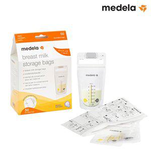 [메델라] 위생 모유저장팩 180ml 50매(지퍼팩)