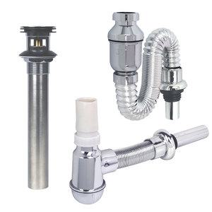 자동팝업 수동팝업 세면기부속 부품 배수트랩 세면대부속품 배수관