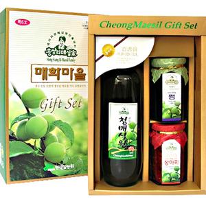 홍쌍리 매화마을 선물세트 특6호 /청매실원+쨈+장아찌 /매화마을 특6호/매실원액/매실청/청매실농원