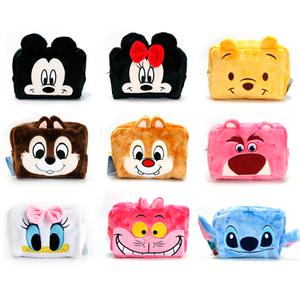 디즈니 큰사각 얼굴 파우치 다용도 캐릭터 화장품