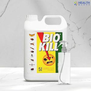 비오킬 5L (1개) + 분무기 해충 진드기 살충제 야외 캠핑 H