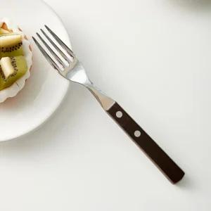 트라몬티나 월넛 폴리우드 디저트포크 174mm