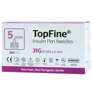 탑파인 인슐린 펜니들 31G 5mm 1박스 100개입