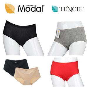 여성삼각팬티 모달팬티 인견 면 심리스 위생