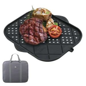 국산 블랙불판 가방SET 3중테프론코팅 고기불판 바베큐그릴 삼겹살불판 숯불바베큐 캠핑불판