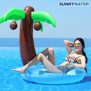 [써니워터] 특대형 야자수 튜브/보트/풀장/물놀이튜브//용품