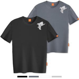 엘라모 그레이버드 반팔 티셔츠 남녀공용 빅사이즈 S~4XL