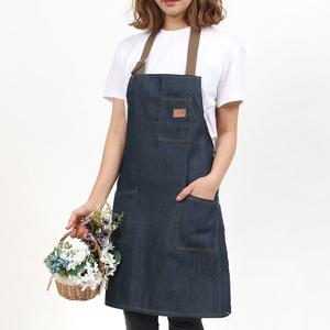 [JNJ] 데님 스트랩 일반앞치마/주방앞치마/위생복