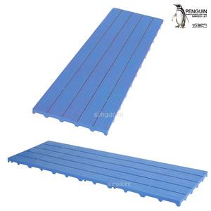 국산 HDPE 플라스틱 깔판 청색 (1800x600x50mm) 물빠짐 미끄럼방지 발판 바닥재 바닥판