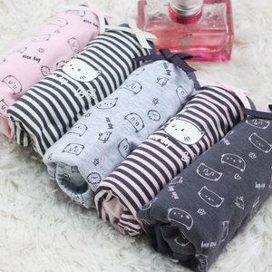 여성 여자 주니어 학생 85-105 면스판 팬티 속옷 5매입 5001